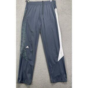 Adidas Pants Mens XL‎ Gray Drawstring Sweatpants Track Elastic Waist Activewear